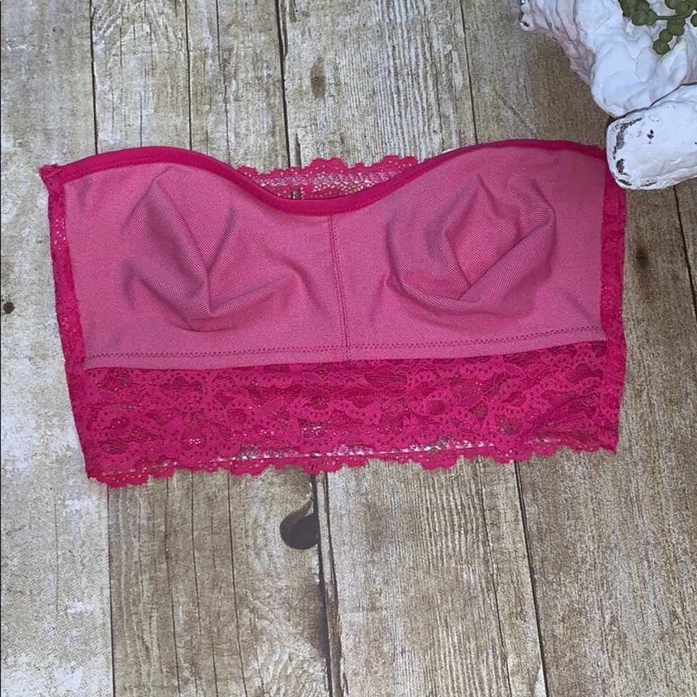 B Tempt’d Strapless Pink Bralette